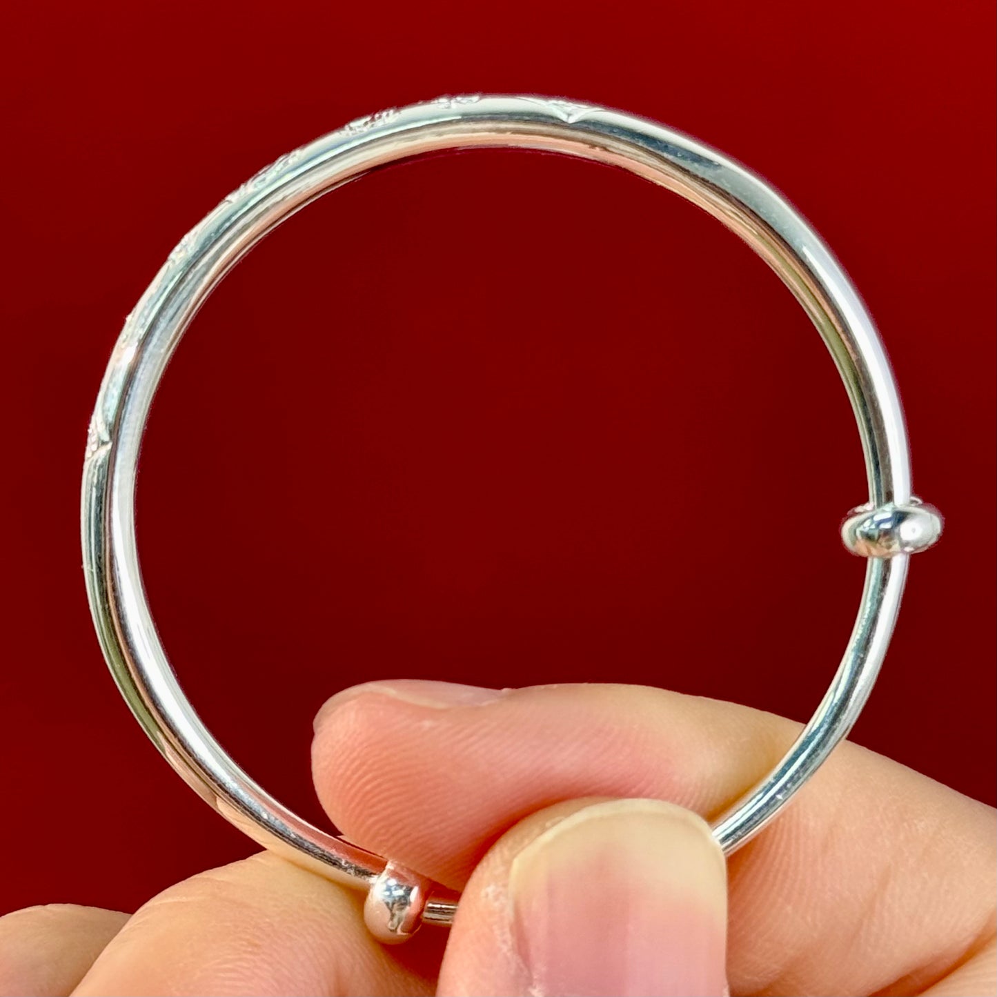 Silver Children's "Blessing & Cuteness" Bracelets – Fortune on Tiny Wrists, Accompanying Baby's Safe Growth | POD Customizable