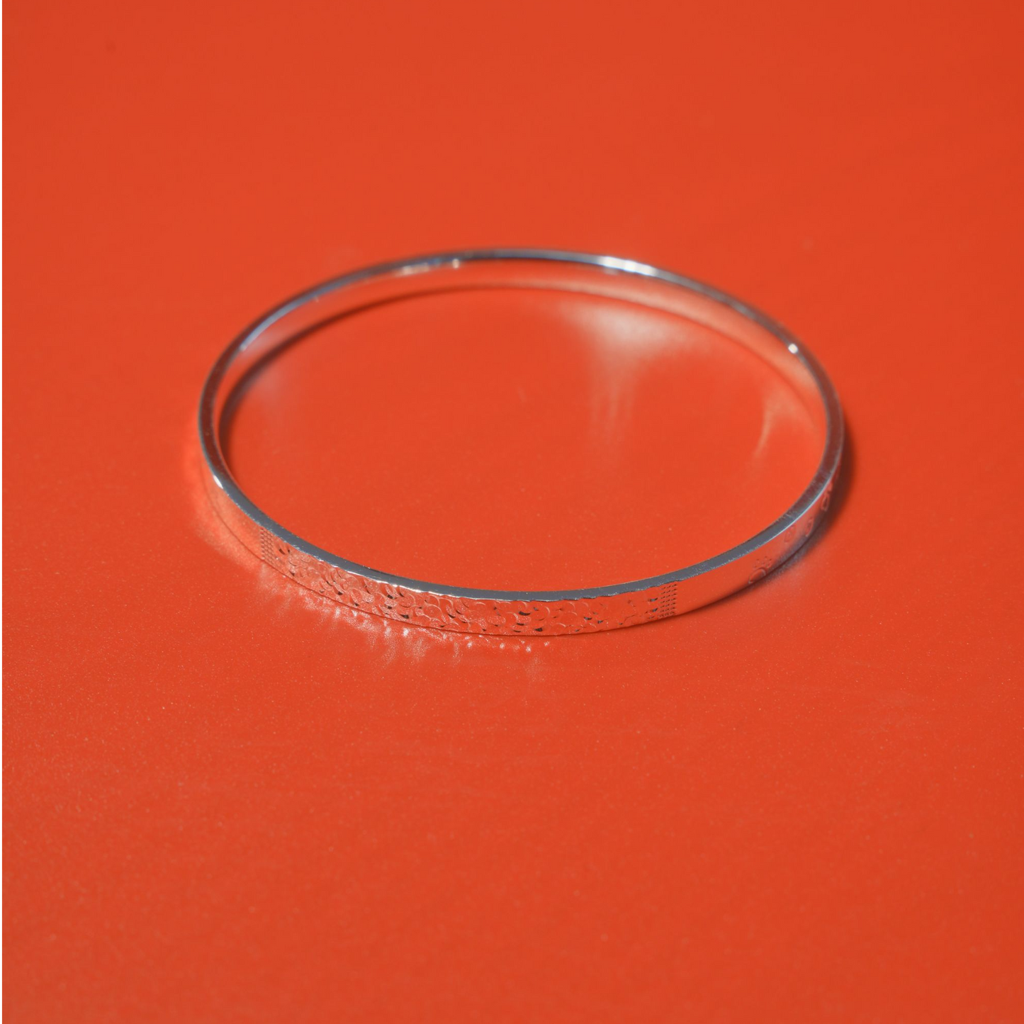 Crystal Ice Bracelet for Women Sterling Silver Light Luxury Cute & Delicate Solid Closed-End Pure Silver Bangle Gift | POD Customizable