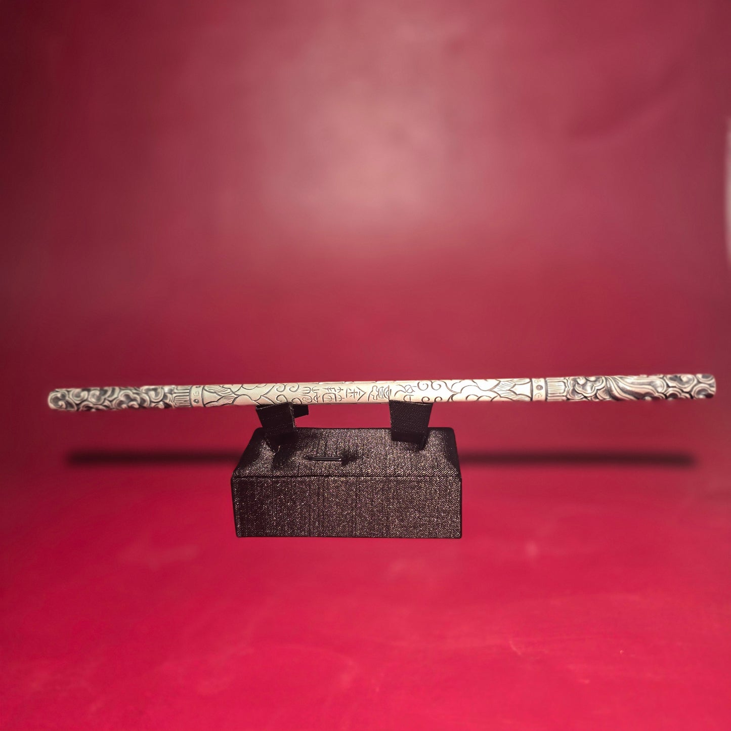 Pure Silver Golden Cudgel Ornament – Silver-Cast Ruyi, "Great Sage Aura" on Wrist | POD Customizable