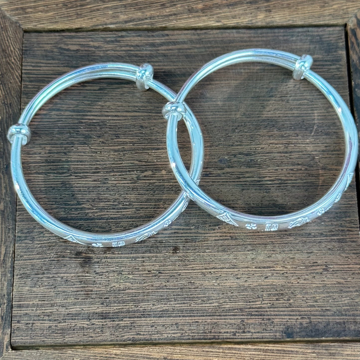 Silver Children's "Blessing & Cuteness" Bracelets – Fortune on Tiny Wrists, Accompanying Baby's Safe Growth | POD Customizable