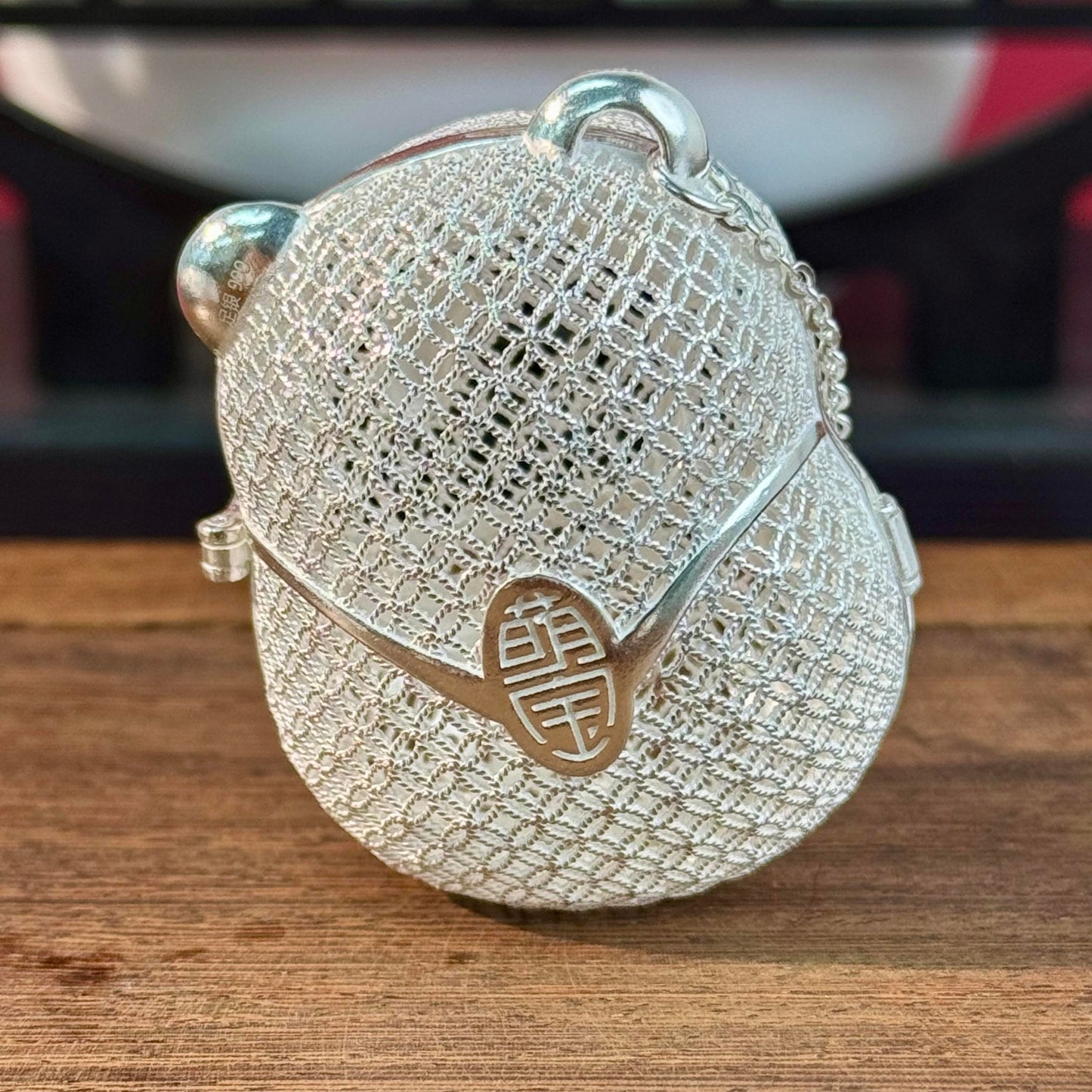 Pure Silver Panda Tea Infuser – Cute Panda Holds Aroma, Silver Filter Enhances Tea | POD Customizable